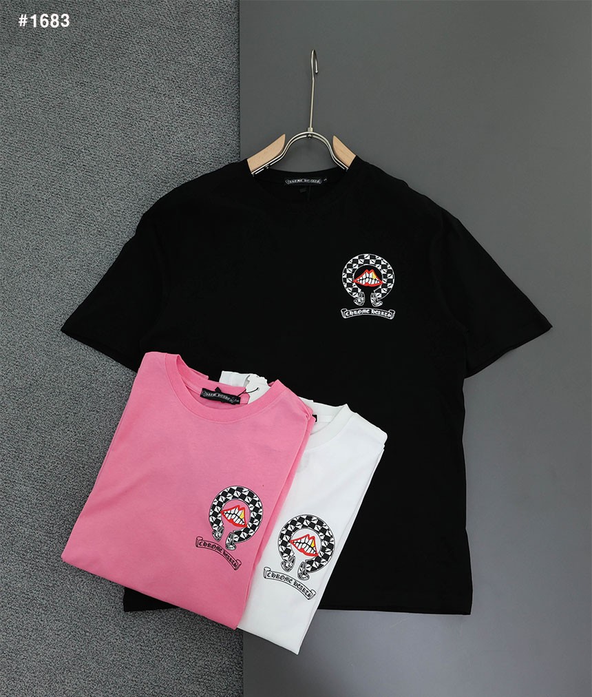 [Chrome Hearts ] 크롬하츠 레드 마우스 말발굽  반팔 티셔츠