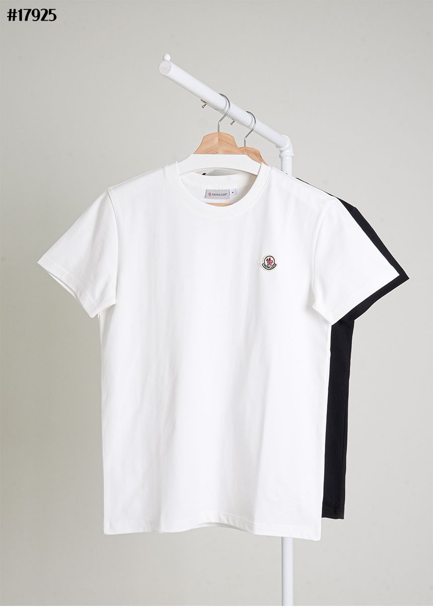 [MONCLER] 몽클레어 와펜 패치 로고 클래식 반팔 티셔츠