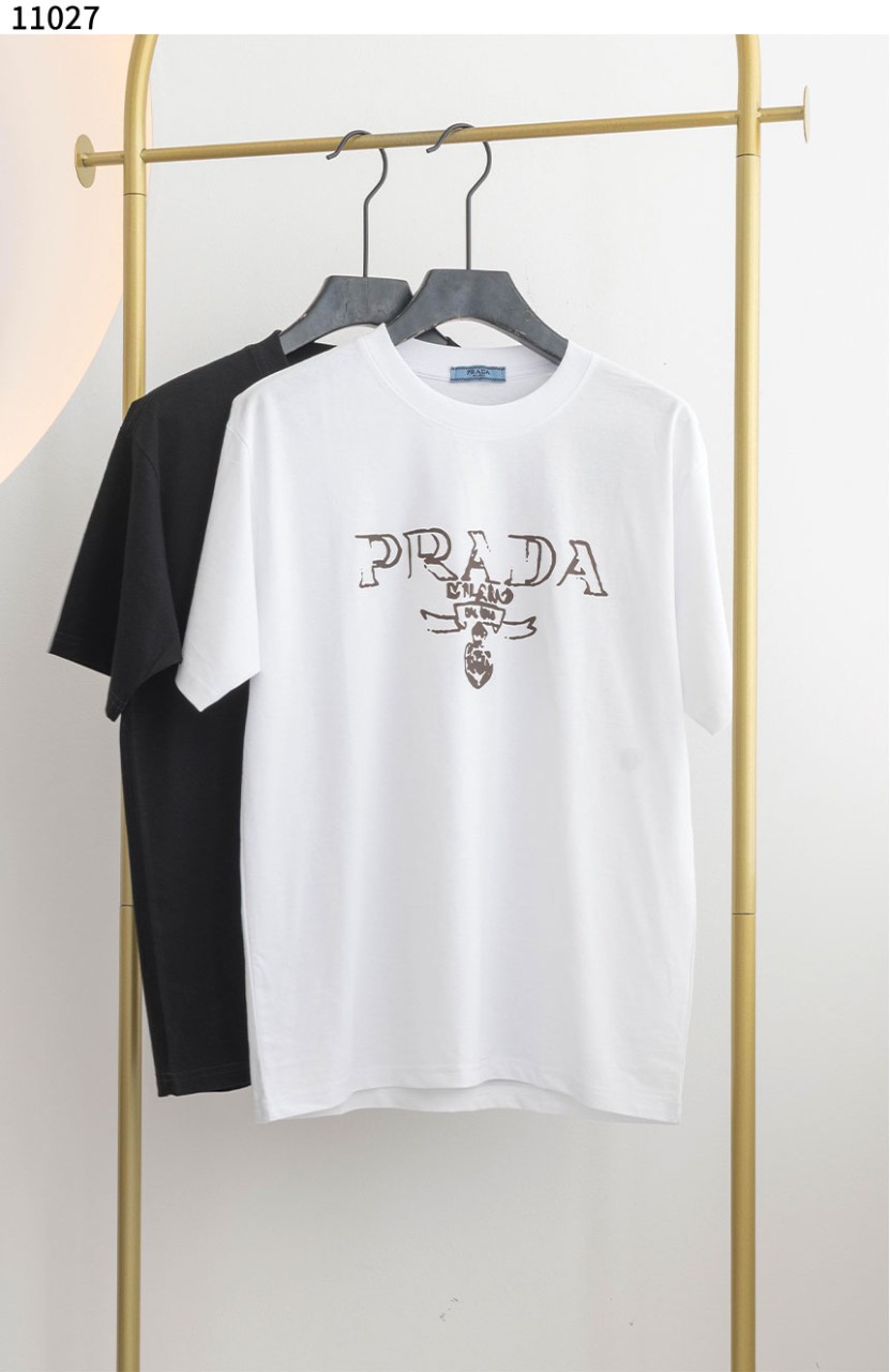 프라다 [PRADA] 프라다 남성 밀라노 로고 티셔츠 신상입고