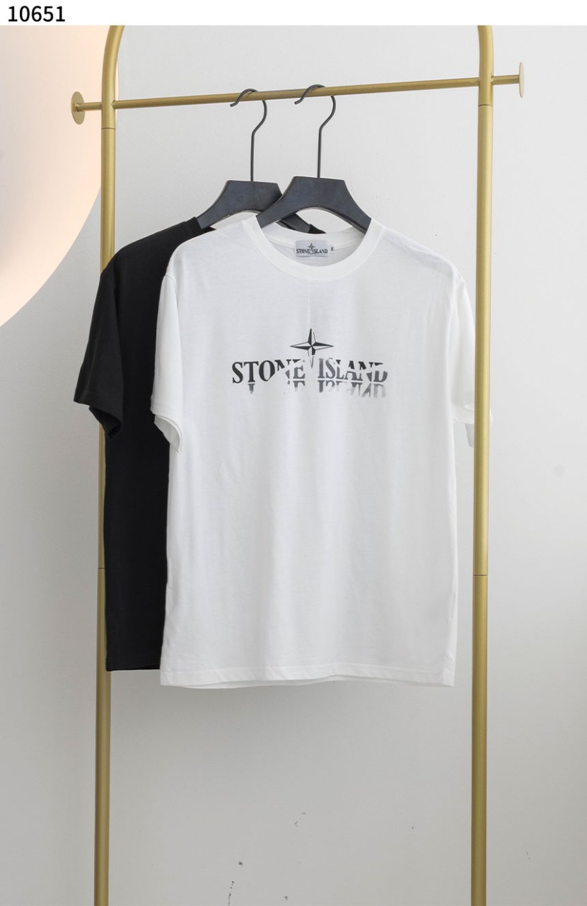 스톤아일랜드 [STONE ISLAND] 스톤 아일랜드 숏슬리브 티셔츠 화이트 신상입고