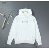 [OFF-WHITE] 오프화이트 볼트 애로우 로고 화이트 후드 티셔츠