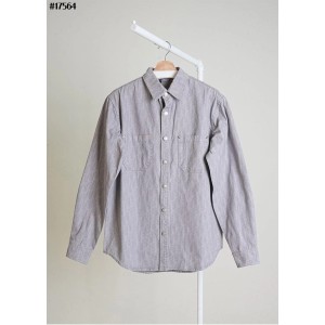 [DIOR] 크리스찬 디올 오블리크 버튼 다운 데님 셔츠