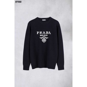 [PRADA] 프라다 밀라노 인타르시아 자카드 울 니트 풀오버