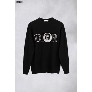 [DIOR] 크리스찬 디올 부클레 엠브로이디드 로고 울 블렌드 니트 풀오버