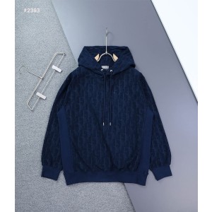[DIOR] 디올 오블리크 테리 자카드 후드 스웨터