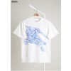 [BURBERRY] 버버리 EKD 로고 화이트 코튼 저지 티셔츠