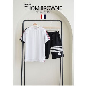 [THOM BROWNE] 남성 톰브라운 클래식 삼선 5부셋