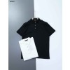 [Loro Piana] 로로피아나 베이직 로고 카라 반팔 티셔츠