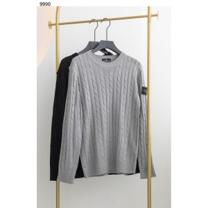 스톤아일랜드 [STONE ISLAND] 스톤아일랜드 램스 울 꽈베기 니트 신상입고