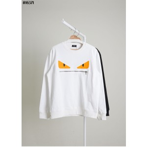 [FENDI] 팬디 몬스터 아이 지퍼 코튼 맨투맨 티셔츠