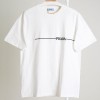[PRADA] 프라다 자수 라인 로고 클래식 코튼 저지 티셔츠