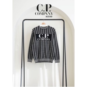 [CP.company] 씨피컴퍼니 남성 인타르시아 패턴 자카드 니트 울 스웨터