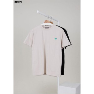 [Bottega Veneta] 보테가베네타 그린 버터플라이 로프 포켓 코튼 티셔츠