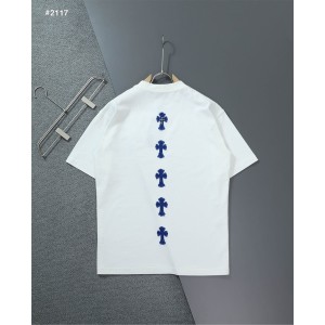 [Chrome Hearts] 크롬하츠 크로스 세메터리 베이직 라운드 티셔츠