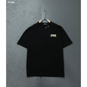 [FENDI] 팬디 넥 몬스터 아이 체스트 로고 반팔 티셔츠