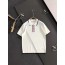톰X라운 삼선 배색 넥카라 니트