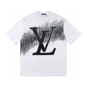 [LOUIS VUITTON] 루이비통 프론트 빅 로고 수입 티셔츠