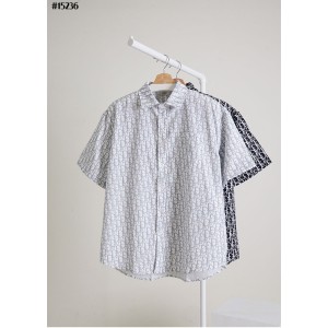 [DIOR] 크리스찬 디올 오블리크 루즈핏 반팔 셔츠
