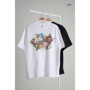 [WOOYOUNGMI] 우영미 플라워 백로고 티셔츠