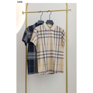 [BURBERRY] 버버리 수입고급 남성 체크 반팔 카라 니트