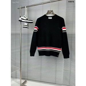 [THOM BROWNE] 톰브라운 어깨 빅 삼선 니트