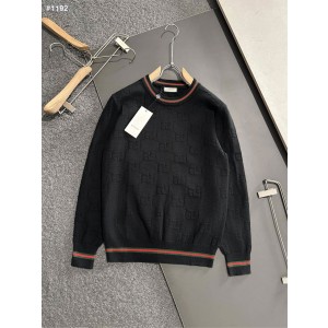 [GUCCI] 구찌 구찌 삼선 포인트 쟈가드 니트