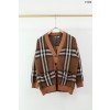 [BURBERRY] 버버리 체크 울 케시미어 가디건