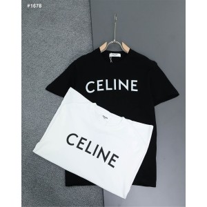[CELINE] 셀린느 베이직 로고 반팔 티셔츠