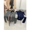 [THOM BROWNE] 톰브라운 여성 중공 가디건