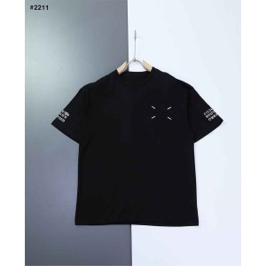 [Maison Margiela] 메종마르지엘라 스티치 로고 백 넘버 패치 반팔 티셔츠