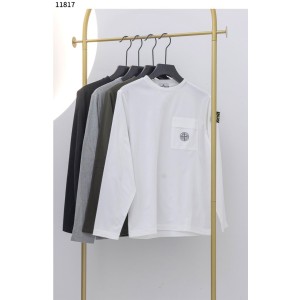 스톤아일랜드 [STONE ISLAND]   슬림 핏 긴소매 티셔츠 신상입고