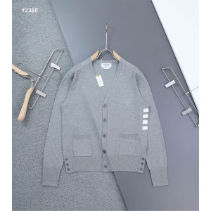 [THOM BROWNE] 톰브라운 인타르시아 4바 V넥 가디건