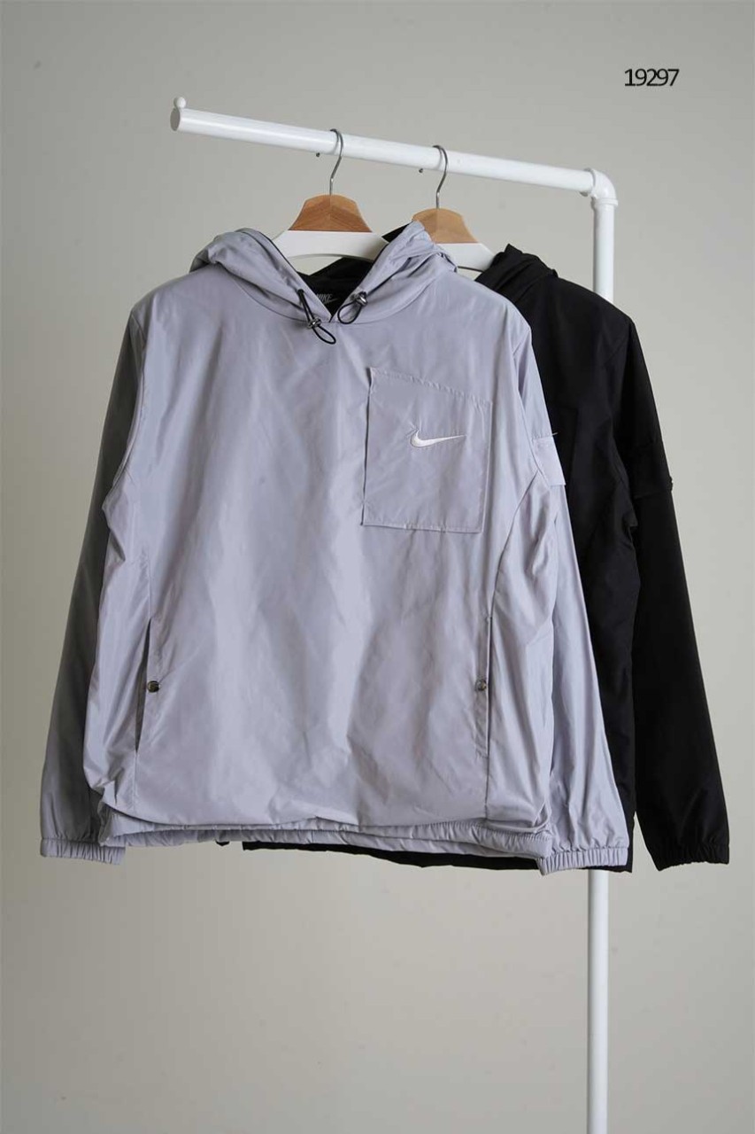 [NIKE] 나이키 베이직 포켓자수로고 후드 아노락자켓