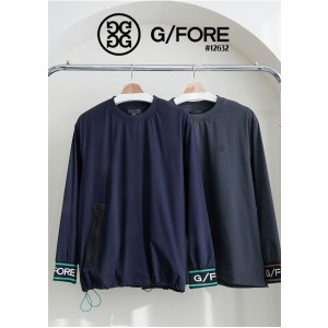 [G/FORE] 지포어 남성 매쉬 우븐 크루넥 맨투맨 점퍼