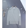 [THOM BROWNE] 톰브라운 사선 케이블 카라 니트
