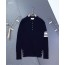 [THOM BROWNE] 톰브라운 사선 케이블 카라 니트