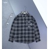 [Maison Margiela] 메종마르지엘라 로고 오버핏 체크 셔츠