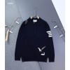 [THOM BROWNE] 톰브라운 남성 페더 인타르시아 4바 카라 니트