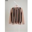 [FENDI] 팬디 스트라이프 울 자카드 니트 풀오버