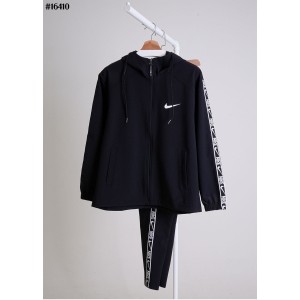 [NIKE] 나이키 사이드 테잎 로고 후드 풀집업 자켓 & 테잎 포켓 조거 팬츠 셋