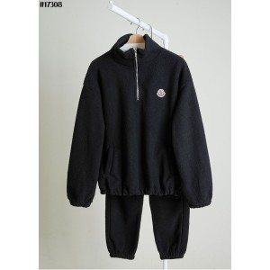 [MONCLER] 몽클레어 플리스 아노락 자켓 & 플리스 조거 팬츠 셋
