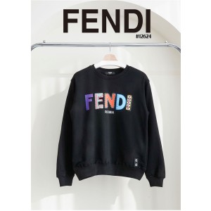[FENDI] 팬디 남여공용 레터링 페인팅 크루넥 맨투맨 티셔츠
