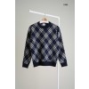 [BURBERRY] 버버리 클래식 사선체크 자가드 니트