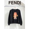 [FENDI] 팬디 남여공용 오렌지 버킷햇 베어 크루넥 맨투맨 티셔츠