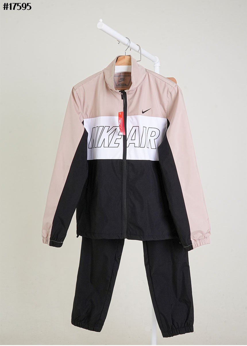 [NIKE] 나이키 컬러 블록 윈드브레이커 풀집업 자켓 & 써마핏 밴딩 조거 팬츠 셋