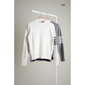 [THOM BROWNE] 톰브라운 남성 4바 크루넥 니트 스웨터