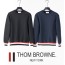 [THOM BROWNE] 톰브라운 수입 삼선탭 기모 맨투맨
