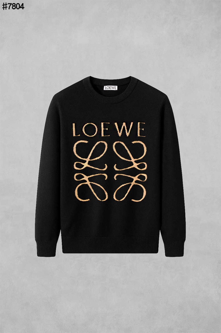 [LOEWE] 로에베 빅 아나그램 울 자카드 니트 풀오버