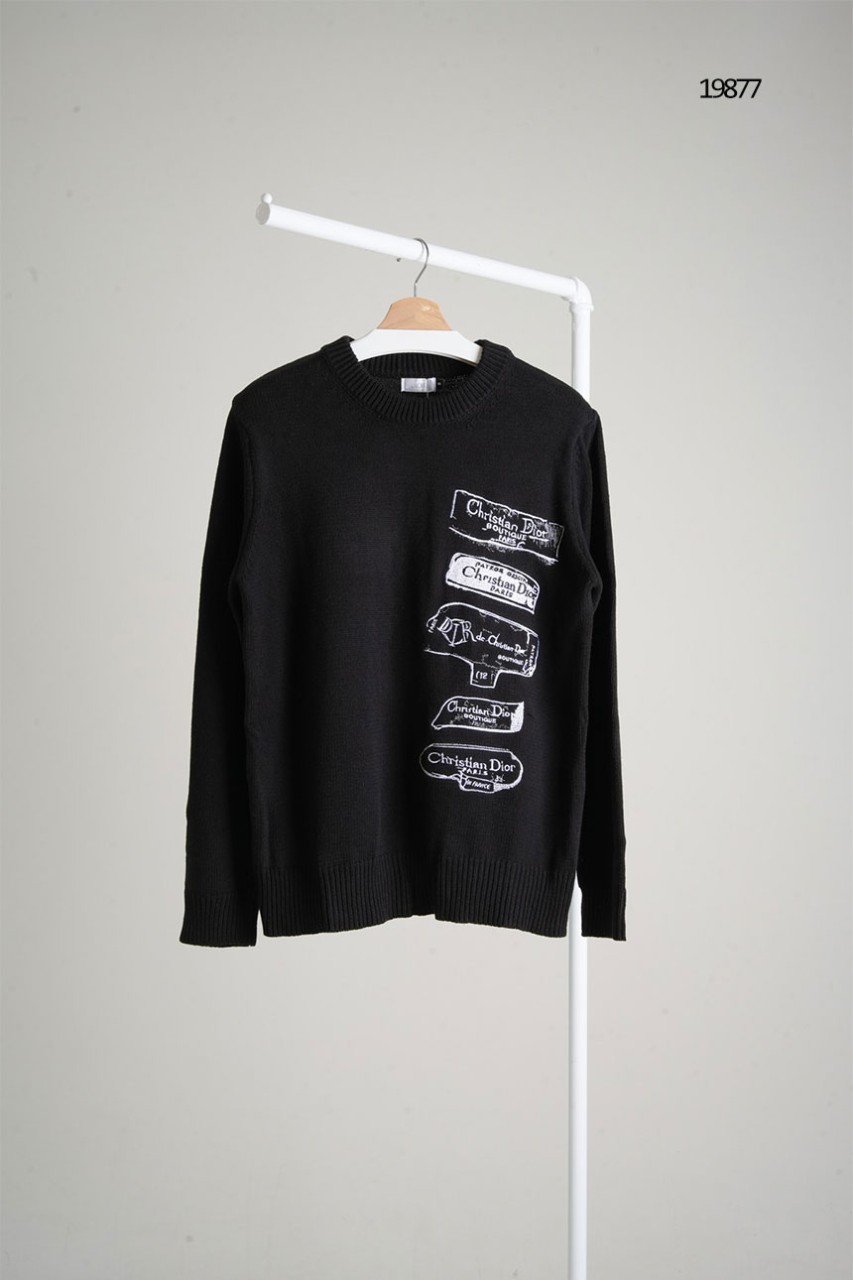[DIOR] 크리스찬 디올 멀티 패치로고 니트 스웨터