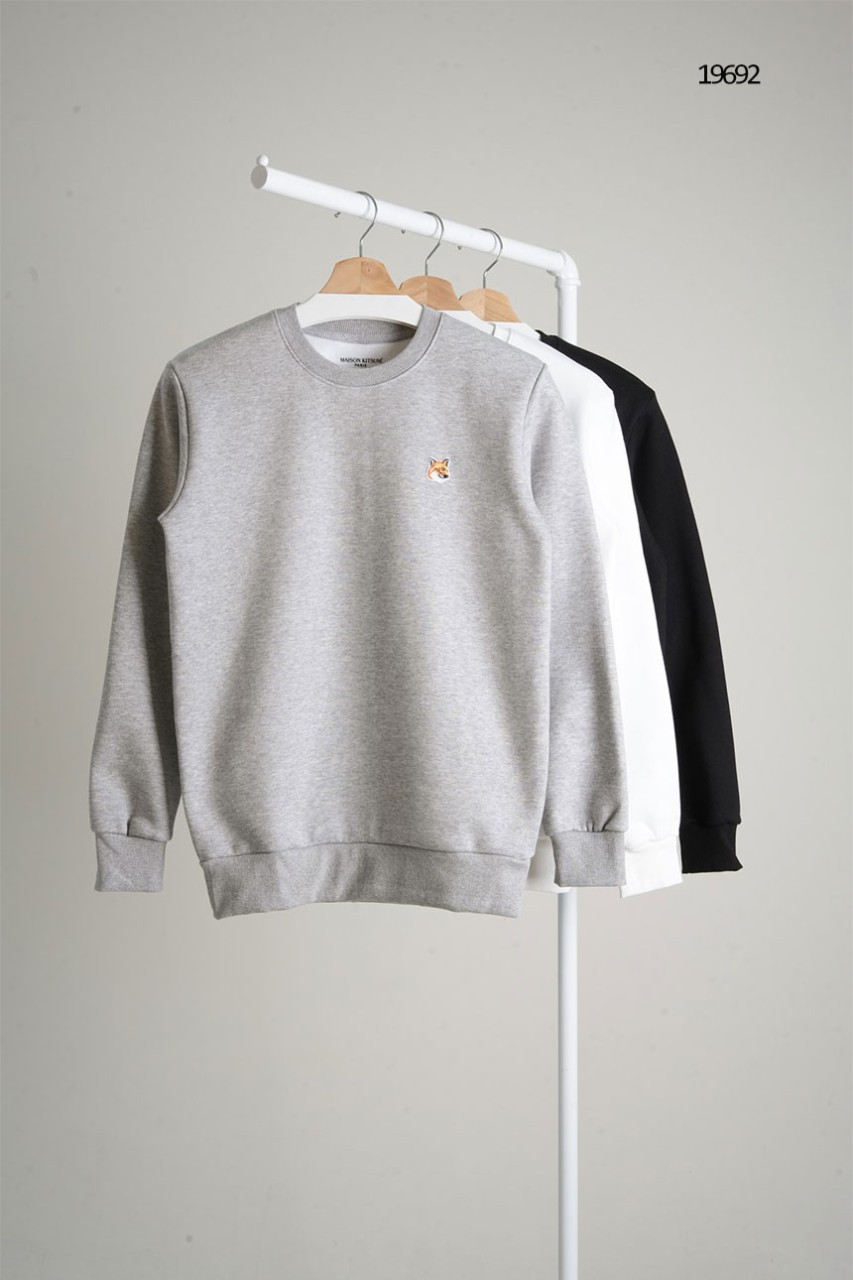 [MAISON KITSUNE] 메종키츠네 폭스 헤드 클래식 기모 맨투맨